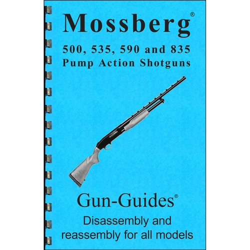 Der MOSSBERG 500, 535, 590 & 835 Montage- und Demontageleitfaden bietet detaillierte Anleitungen, hochwertige Illustrationen und interessante Entwicklungsgeschichte.