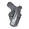 Das Eidolon Holster bietet eine perfekt angepasste Schale für deine Glock G17, die Komfort und Versteckmöglichkeiten maximiert und viele Zubehörmöglichkeiten bietet.