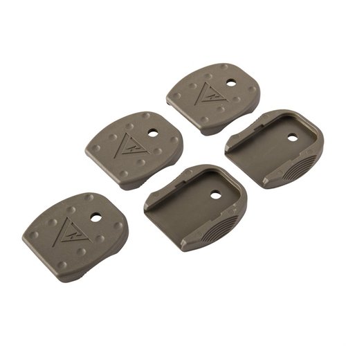 Die Vickers Tactical Floorplates bieten dir eine verbesserte Grifffläche für schnelles Magazinwechseln, selbst mit Handschuhen. Hochfestes Nylon sorgt für Langlebigkeit.