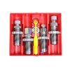Das 4 Die Deluxe Pistol Die Set für .380 Auto bietet eine Carbide Full Length Sizing Die, Bullet Seating Die und eine Carbide Factory Crimp Die für einfaches Setup.