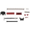 Schlitten-Teilesatz für GLOCK® 9 mm, schwarz/rot