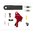 S&W M&P M2.0 rotes Flat-Face Forward-Set Abzugsset