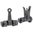 AR-15 Combat Rifle Klappvisier-Set