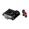 Die L.P.A. Adjustable Sights für Glock bieten eine klare Sicht mit einem leuchtend roten Fiber-Optik-Frontblick und einem tiefen, leicht zu holsternden Rückblick.