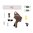 S&W M&P M2.0 FDE Flachabzugs-Set, vorverlagerter Abzug