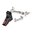 Pro Flat-Face Abzugs-Upgrade-Bar-Kit für GLOCK G1-4 Schwarz/Rot