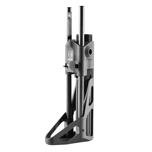 Der Maxim Defense CCS Combat Carbine Stock bietet eine volle Wangenauflage, schnelle Montage, 2 integrierte Sling-Mounts und 3 Verstellpositionen für optimale Anpassung.