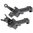 AR-15 Combat-Rifle Offset-Visier-Set, schwarz