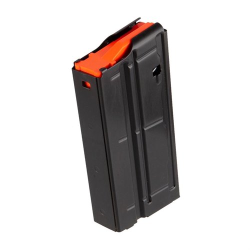 Die AR .308 6.5 Creedmoor Magazine von D&H Industries bieten eine robuste Stahlkonstruktion mit schwarzer Beschichtung und fassen 20 Patronen für zuverlässige Leistung.