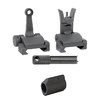.750 Gasblock mit AR-15 Klapp-Combat-Visieren