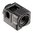 QUBE Kompensator 9MM, 1/2x28, schwarz/schwarz