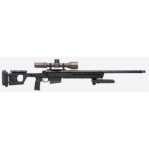 Der Magpul Pro 700L Schaft bietet eine voll verstellbare, ambidextröse Plattform aus hochwertigem Aluminium und Polymer für maximale Präzision und Komfort.