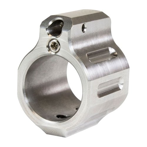 Der ODIN Works AR-15 Low Profile Tunable Gas Block aus Edelstahl ist leicht, passt unter schlanke Handguards und lässt sich für deine Lieblingsmunition einstellen.