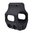 Klemm-Ausführung Low-Profile-Gasblock – Bohrungsdurchmesser .750"