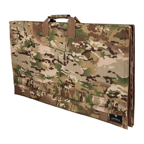 Die Crosstac Precision LR Shooting Mat bietet eine bipod-support rail, bleibt beim Transport sauber und ist aus robustem, temperaturbeständigem Material gefertigt.