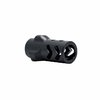 Der 9MM 3-Lug Adapter Dual Chevron Muzzle Brake ermöglicht dir eine schnelle Befestigung von Schalldämpfern und verbessert gleichzeitig Rückstoß- und Blitzmanagement.