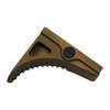 GRIPSTOP Aluminium Picatinny Erdbraun