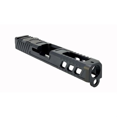 Der MARKSMAN V4 Slide für Gen 3 G21 bietet eine langlebige 416 Edelstahlkonstruktion, Platz für Trijicon RMR/Holosun 507 und verbesserte Serrationen für bessere Handhabung.