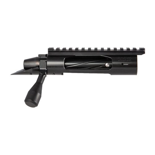Der ORIGIN Short Action Receiver von Zermatt Arms bietet dir eine robuste Bauweise aus 416 Edelstahl, ein taktischer Bolzengriff und passt perfekt in Remington 700 Schäfte.