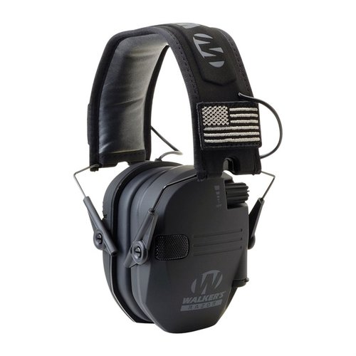 Schütze dein Gehör mit den Walkers Razor Patriot Series Muffs – 23 dB Geräuschreduzierung, patriotisches Design und erstklassige Klangqualität in einem kompakten Paket.