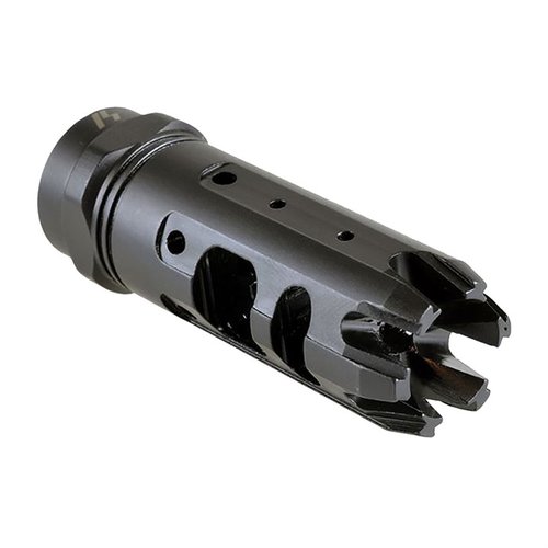 Der Strike Industries King-Comp mit dualem Kammerdesign reduziert den Rückstoß und die seitliche Koncussion – die perfekte Kombination aus Kompensator und Mündungsbremse.