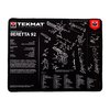 TEKMAT ULTRA 20 BERETTA 92 Waffenreinigungsmatte schwarz