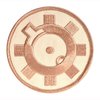 AR15.COM 2,5" Bolt Face Logo Patch VELCRO TAN