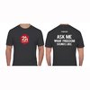 AR15.COM 2A Absolutist T‑Shirt, Größe L, grau