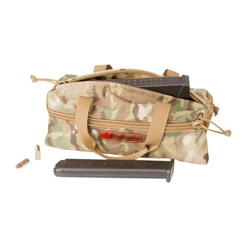 Die Armageddon Gear Top-Zip Utility Pouch ist ideal für deine Hygieneartikel oder Munitionslagerung. Robustes 1000D Cordura Nylon für jeden Einsatz!