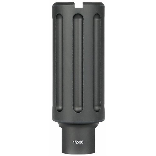 Der BLAST CAN 9MM 1/2-36 leitet den Mündungsblast nach vorne, ist aus langlebigem 6061 Aluminium gefertigt und passt auf 9mm AR-Pistolen und -Gewehre.