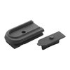 Die Mantix X Magrails ersetzen die Standard-Magazinfussplatten und ermöglichen dir, das MantisX Trainingsgerät an deiner Waffe anzubringen und Holster-Züge zu üben.
