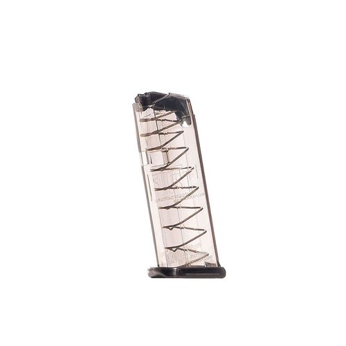 Die 10-RD Magazine für Glock® 43X/48 bieten extreme Schlagfestigkeit, chemische Beständigkeit und eine durchsichtige Bauweise für einfache Munitionskontrolle.