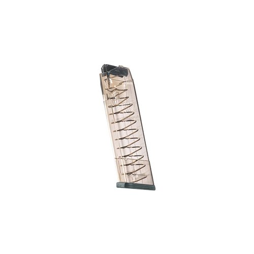.45 Magazine für Glock® 21, 30, 41 in 9, 13, 18 oder 30 Schuss. Extrem robust, chemikalienbeständig, mit durchsichtigem Gehäuse und lebenslanger Garantie.