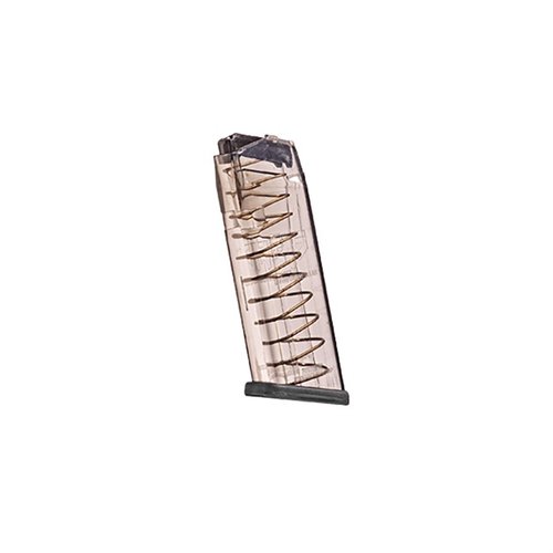 Die 10MM Magazine für Glock® bieten extreme Schlagfestigkeit, Chemikalienresistenz und eine transparente Bauweise zur einfachen Munitionskontrolle. Lebenslange Garantie!