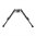HD-50 Heavy-Duty-Zweibein, matt schwarz