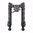 HD-50 Heavy-Duty-Zweibein, matt schwarz