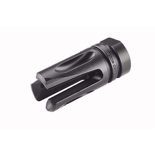 Der Wilson Combat Accu-Tac Flash Hider verbessert die Mündungsharmonik, reduziert den Mündungsblitz und bleibt dabei präzise – ideal für .30 Kaliber.