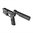 AR-15 Lower Receiver teilmontiert Rebellious Stripes schwarz