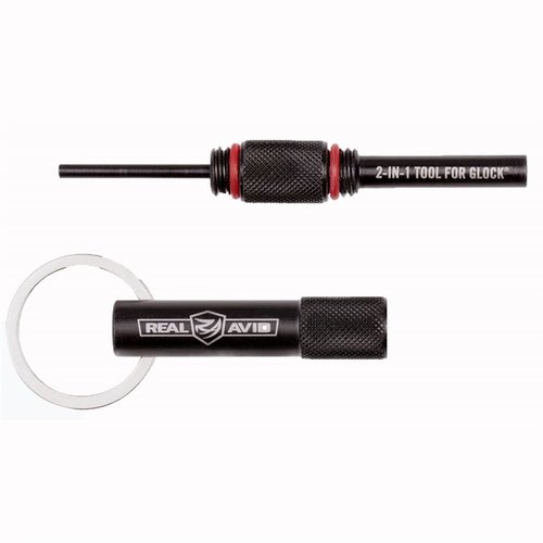 Das 2-IN-1 TOOL für GLOCK® ist das unverzichtbare Werkzeug für dich: Es ermöglicht die komplette Demontage deiner Waffe und den Wechsel der Frontsichter.