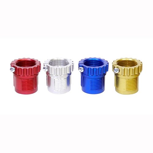 Die SPLINE DRIVE BREECH LOCK BUSHINGS ermöglichen eine schnelle, präzise und farbcodierte Installation deiner Reloading Dies ohne Lockringe – einfach genial!