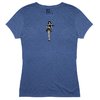HULA GIRL Tri-Blend T‑Shirt (3XL) Royal Heather