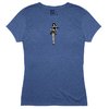 HULA GIRL Tri-Blend-T-Shirt 4XL Royal Heather