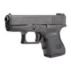 Die Hogue Wrapter Gummi-Griffe bieten einen überlegenen Halt, sind 30% dünner als eine Kreditkarte und schützen den Originalzustand deiner Glock 26 Gen 4.
