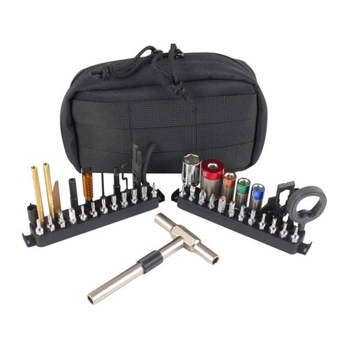 Das Fix It Sticks The Works Gunsmithing Kit bietet präzise Drehmomentanpassungen, ergonomische Griffe und eine umfassende Auswahl an Bits für optimale Wartung.