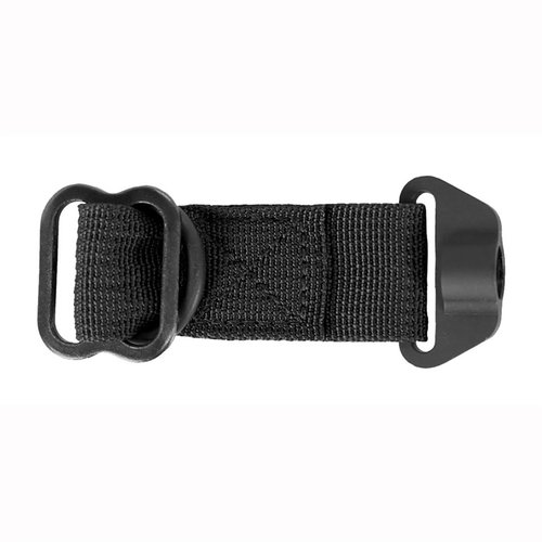 Der Sling Tail Buttstock Push Button Base Adapter ermöglicht die Verwendung von Push Button Slings an Carbine Stocks ohne integrierte Basen und sorgt für sicheren Halt.