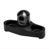 M-LOK-zu-Sling-Stud-Adapter mit Flansch, schwarz