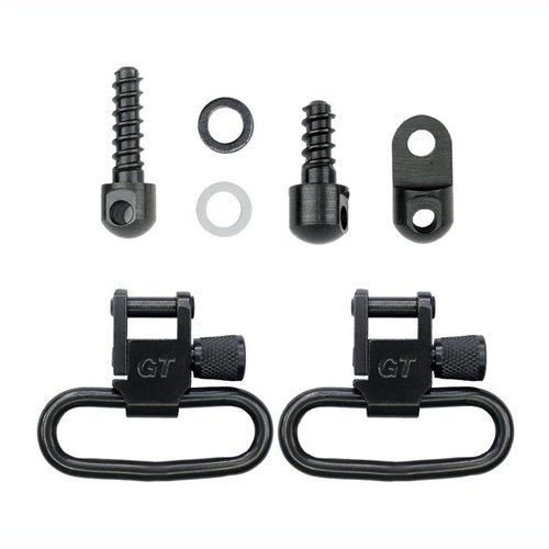 Das RUGER 10/22 1.25" Swivel Set bietet eine perfekte Passform für 10/22, .44 Mag und No. 3 Karabiner mit stabilen, verriegelbaren Swivels für präzises Schießen.