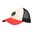 Trucker-Cap Stone/Schwarz/Rot