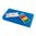 Flip-Top-Munitionbox Pistole 9MM-380 ACP, 200 Schuss, transparent-blau