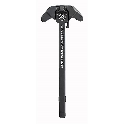 Der Aero Precision Breach Charging Handle bietet eine ergonomische, ambidextröse Bedienung aus robustem 7075 Aluminium für optimale Kontrolle deines AR-15.